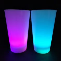 Sofistar Svetleči kozarci z RGB LED lučmi, 6 barv, 450ml, ABS plastika, za bare in zabave