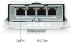 Ubiquiti N-SW, NanoSwitch, zunanje 4-portno stikalo PoE Passthrough