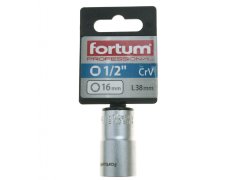 Fortum Vtična glava 1/2", 16mm, L 38mm