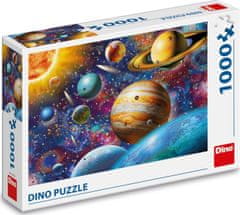 Dino Puzzle Planeti sončnega sistema 1000 kosov