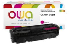 Armor OWA toner, združljiv s Canon CRG-055H M, 5900st, rdeča/magenta