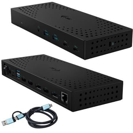 I-TEC USB 3.0 / USB-C / Thunderbolt, 3x 4K Priključna postaja Gen 2 + Power Delivery 100W