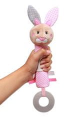 BabyOno Piskalna igrača z grizalom Julia bunny 6m+