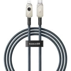 slomart kabel usb c - lightning baseus unbreakable 20w 480mb/s 1m - bel