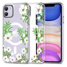 Tech-protect Magmood MagSafe ovitek za iPhone 11, spring daisy