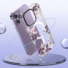 Tech-protect Magmood MagSafe ovitek za iPhone 15 Plus, spring floral