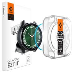 Spigen Spigen GLAS.TR EZ FIT 2-Pack - Kaljeno steklo za Samsung Galaxy Watch 6 Classic 47 mm (2 kosa)