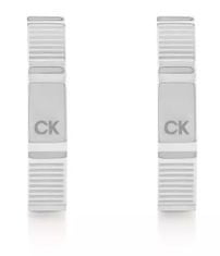 Calvin Klein Elegantni jekleni obročasti uhani Essential 35000518