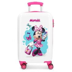 Jada Toys Luksuzni potovalni kovček ABS MINNIE MOUSE Bela, 55x34x20cm, 4641462