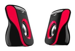 Genius SP-Q180/Stereo/6W/Black-Red