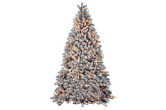LAALU.cz Božično drevo DELUXE Viola 270 cm s SMART LED LIGHTING s stojalom