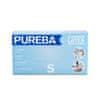 PUREBA Latex rokavice, brez pudra, S, 100/1