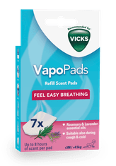 Vicks VapoPads vložki, rožmarin in sivka, 7/1 (VBR7EV1)