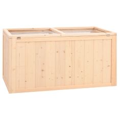 Greatstore Kletka za hrčke 89,5x45x45 cm trden les jelke