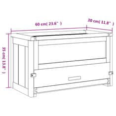 Vidaxl Kletka za hrčke 60x30x35 cm trden les jelke