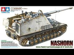 Tamiya maketa-miniatura Nashorn 8,8 cm Pak43/1 na Geschützwagen III/IV (Sd.Kfz.164) • maketa-miniatura 1:35 tanki in oklepniki • Level 3