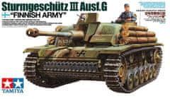 Tamiya maketa-miniatura Sturmgeschutz III Ausf.G finske vojske • maketa-miniatura 1:35 tanki in oklepniki • Level 3