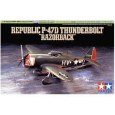 Tamiya maketa-miniatura Republic P-47D Thunderbolt "Razorback" • maketa-miniatura 1:72 starodobna letala • Level 3