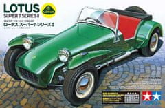 Tamiya maketa-miniatura Lotus Super 7 Series II • maketa-miniatura 1:24 starodobni avtomobili • Level 4