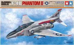 Tamiya maketa-miniatura McDonnell Douglas F-4B Phantom II • maketa-miniatura 1:48 novodobna letala • Level 4