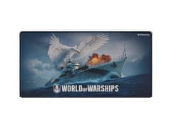 Genesis Gaming podloga za miško CARBON 500 WORLD of WARSHIPS, MAXI 90x45cm