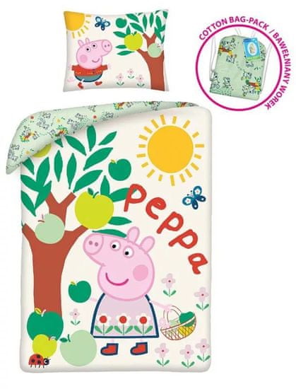 Peppa Pig KOMPLET POSTELJNINE Pujsa Peppa