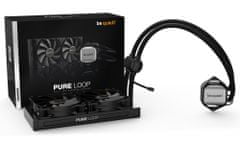 Be quiet! Bodite tiho! Pure Loop CPU vodni hladilnik 240mm / 2x120mm / Intel 1200/1700 / 2066 / 1150/1151/1155 / 2011(-3) / AMD AM4/AM3