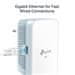 TP-Link AV1000 Gigabit Powerline AC750 Wi-Fi KitKIT: 1× TL-WPA7517 + 1× TL-PA7017TL-WPA7517:SPEED: 300 Mb/s pri 2,4 G