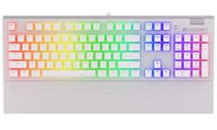 Endorfy gaming tipkovnica Omnis OWH Pudd.Kailh BL RGB / USB / modro stikalo / žična / mehanska / ameriška postavitev / bela RGB