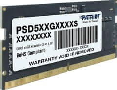 Patriot Signature Line 16GB DDR5-5600 SODIMM CL46, 1.1V