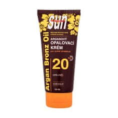 VIVACO Sun Argan Bronz Oil Tanning Cream SPF20 vodoodporna krema za zaščito pred soncem 100 ml