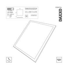 Emos LED panel DAXXO backlit 60×60, kvadratni, vgradni, bel, 36W NW