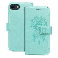 OEM MEZZO Knjižni etui za IPHONE 7 / 8 / SE 2020 / SE 2022 dreamcatcher green