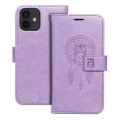 OEM MEZZO Knjižno ohišje za IPHONE 12 / 12 Pro dreamcatcher vijolično