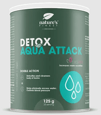 Nature's finest Detox Aqua Attack prehransko dopolnilo, 125 g