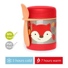 Skip hop Zoo Termos za hrano z žlico/vilico Fox 325 ml, 3r+