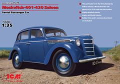 ICM maketa-miniatura Moskvitch-401-420 Kupe (Sovijetski potniški avtomobil) • maketa-miniatura 1:35 starodobni avtomobili • Level 3
