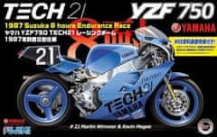 Fujimi maketa-miniatura Yamaha YZF 750 Tech 21 1987 8-urna vzdržljivostna dirka Suzuka • maketa-miniatura 1:12 motocikli • Level 4