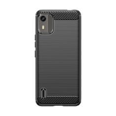 MG Carbon ovitek za Nokia C12 / C12 Pro / C12 Plus, črna