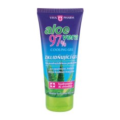 VIVACO VivaPharm Aloe Vera Cooling Gel pomirjujoč hladilni gel po sončenju, britju in pikih žuželk 100 ml