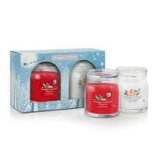 Yankee Candle Božični darilni set Signature sveče 2 kom