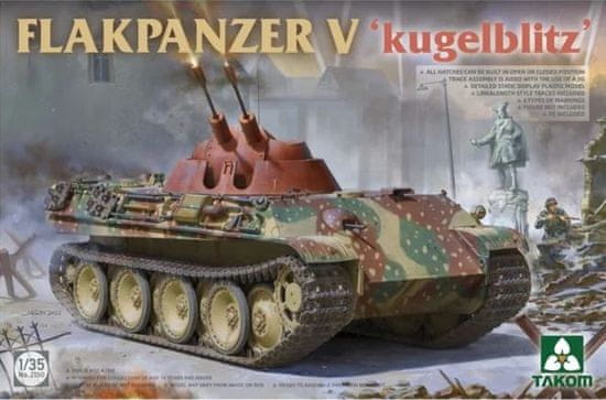 Takom maketa-miniatura Flakpanzer V "Kugelblitz" • maketa-miniatura 1:35 tanki in oklepniki • Level 4