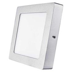 Emos LED panel nadometni, kvadratni, srebrn, 12,5W, nevtralno bela 