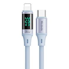 slomart mcdodo ca-1932 kabel lightning do usb-c 36w 1,2 m (modri)