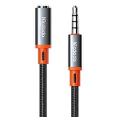 slomart mcdodo mini jack 3,5 mm podaljšek ca-0800, 1,2 m (črn)