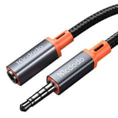 slomart mcdodo mini jack 3,5 mm podaljšek ca-0800, 1,2 m (črn)