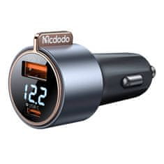 Mcdodo CC-5670 75W digitalni zaslon PD 1*USB-A 1*USB-C avtomobilski polnilec