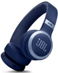 JBL Live 670NC brezžične slušalke, modre