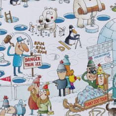 Heye Puzzle Crazy Zoo: Polarna izpostavljenost 1000 kosov