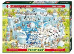 Heye Puzzle Crazy Zoo: Polarna izpostavljenost 1000 kosov